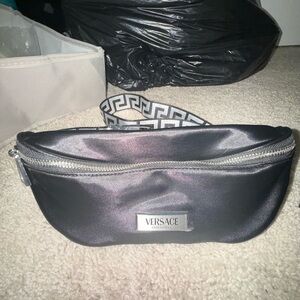 Versace fragrance Black Bag with Silver Accents